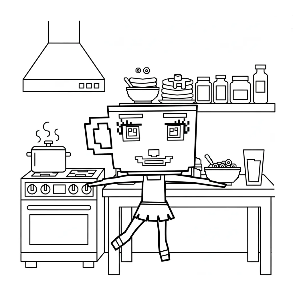 Ballerina Cappucina para colorear para imprimir gratis