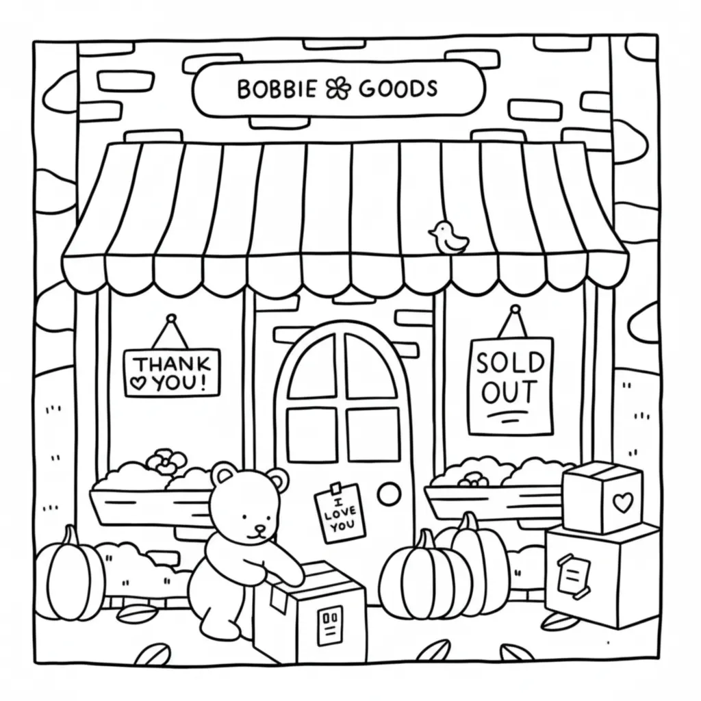 Bobbie Goods para colorear para niño para imprimir gratis