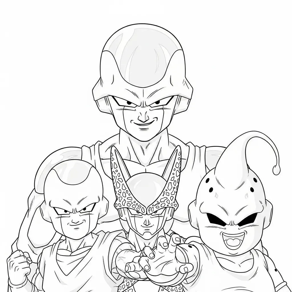 Dragon Ball Z para colorear en línea