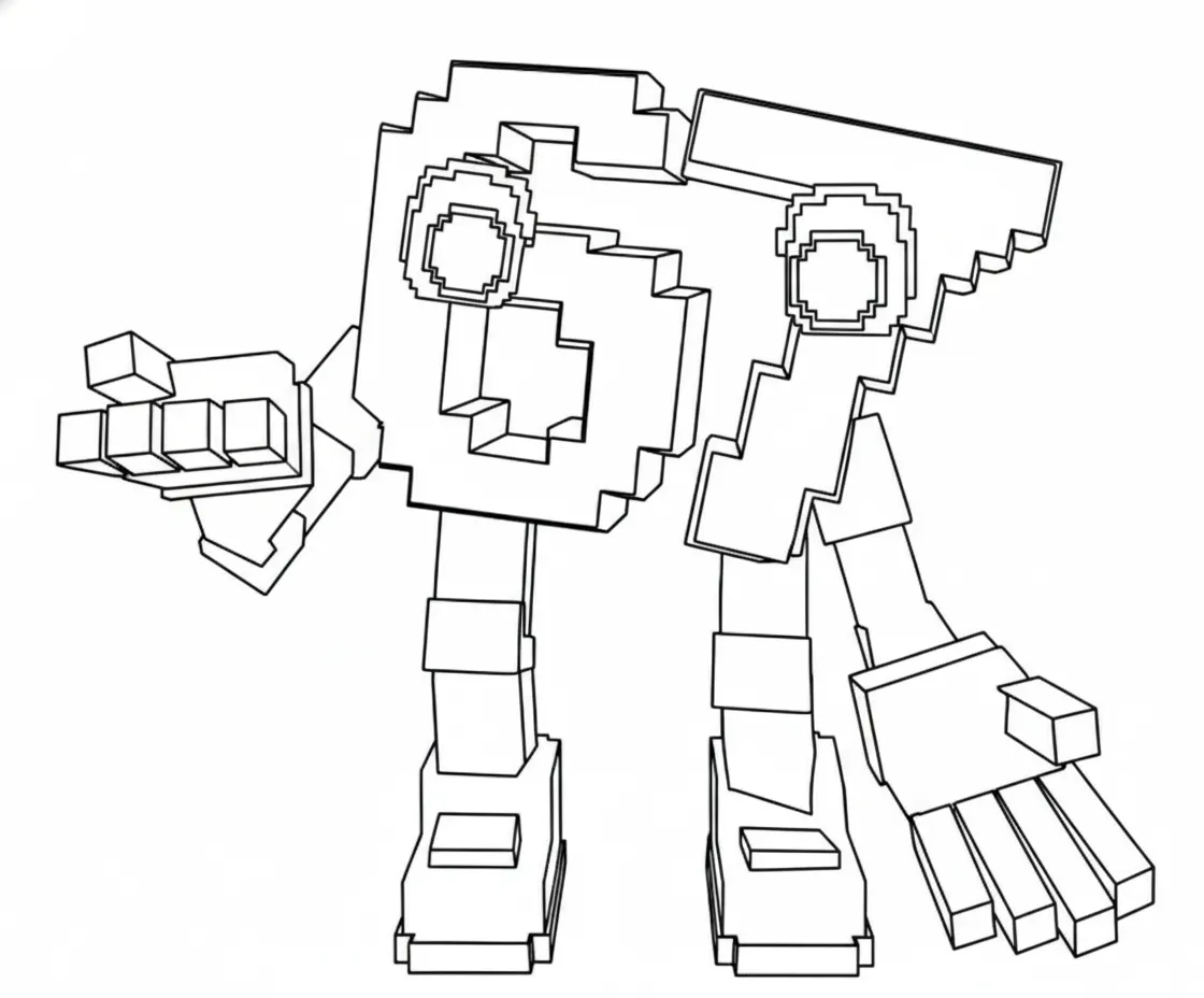 Italian Brainrot para colorear para niño de 10 años