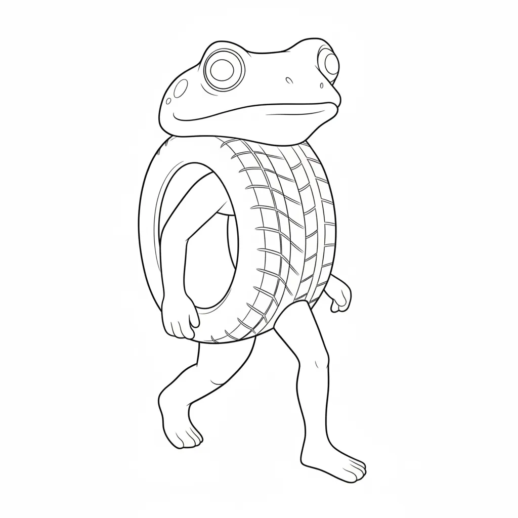 Italian Brainrot para colorear para imprimir gratis