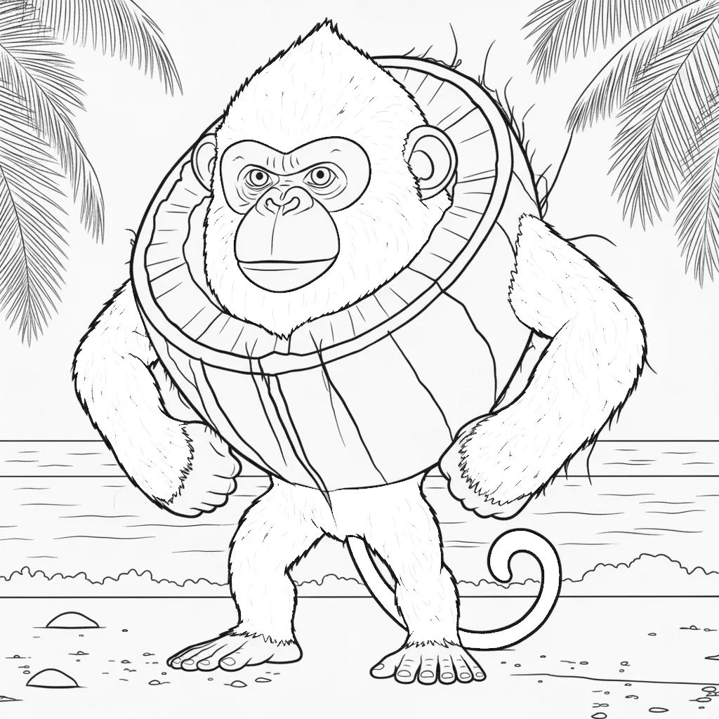 imagen de Italian Brainrot para colorear para niño