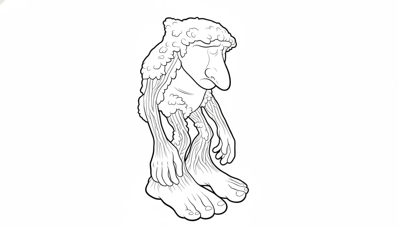 Italian Brainrot para colorear gratis