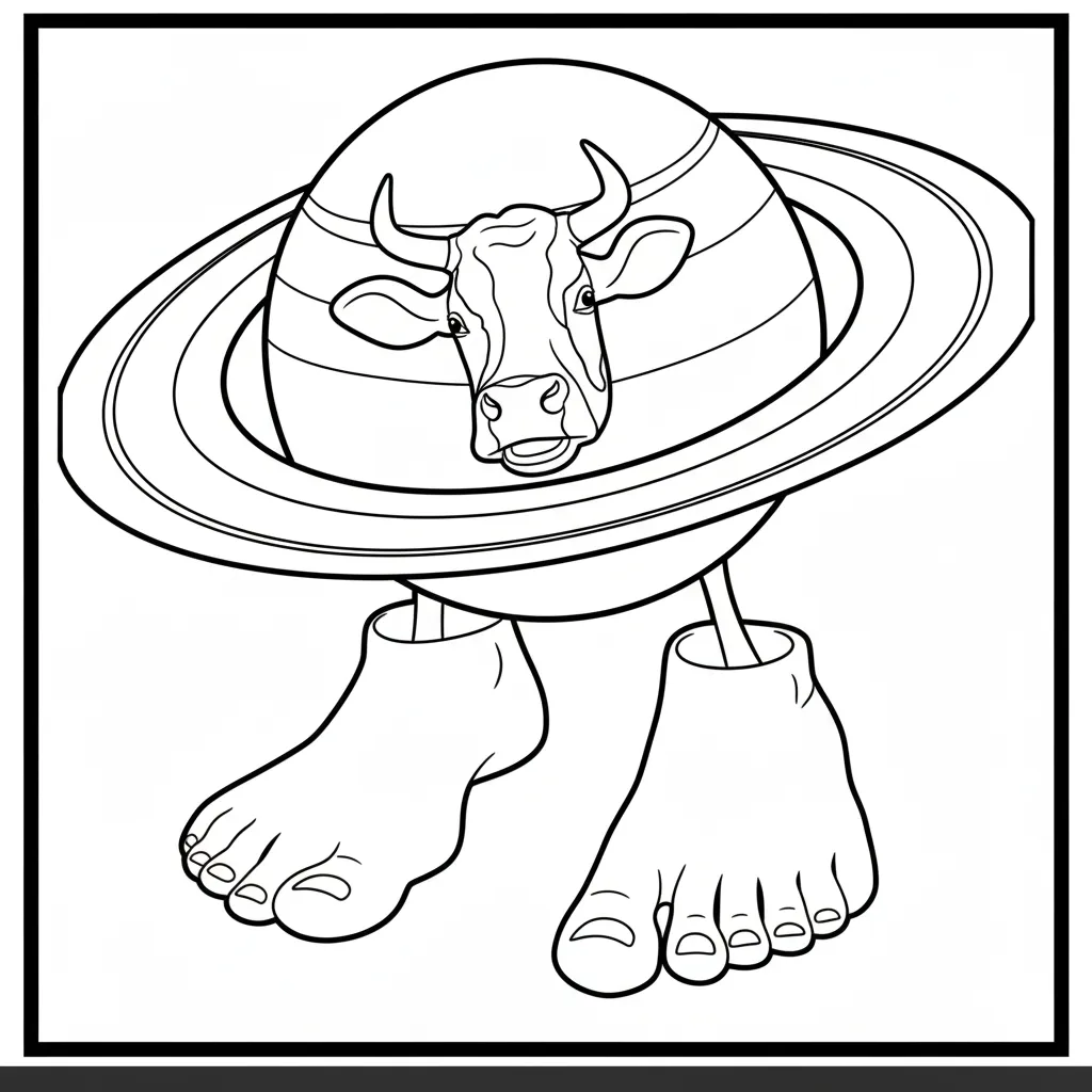 imprimir Italian Brainrot para colorear para niño