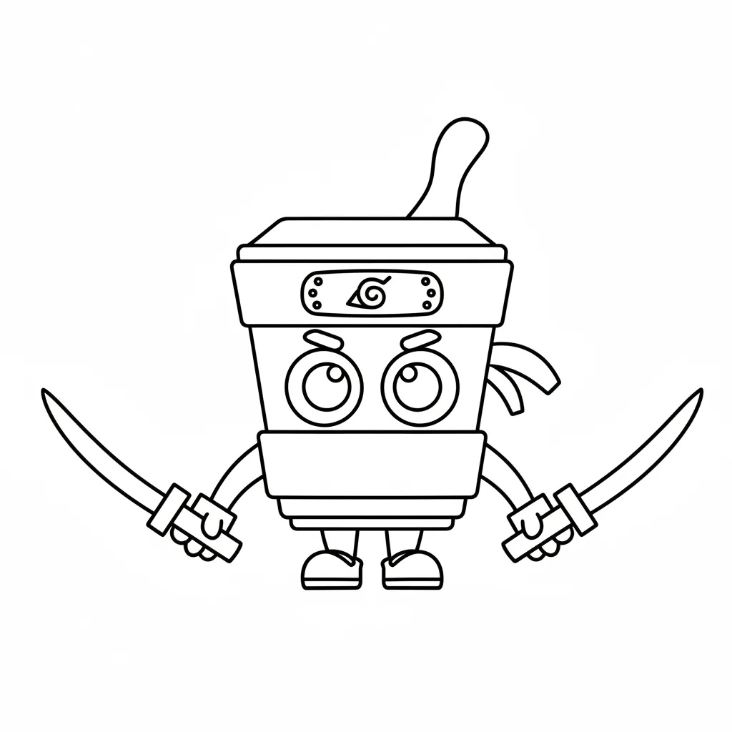 Italian Brainrot para colorear para imprimir para niños