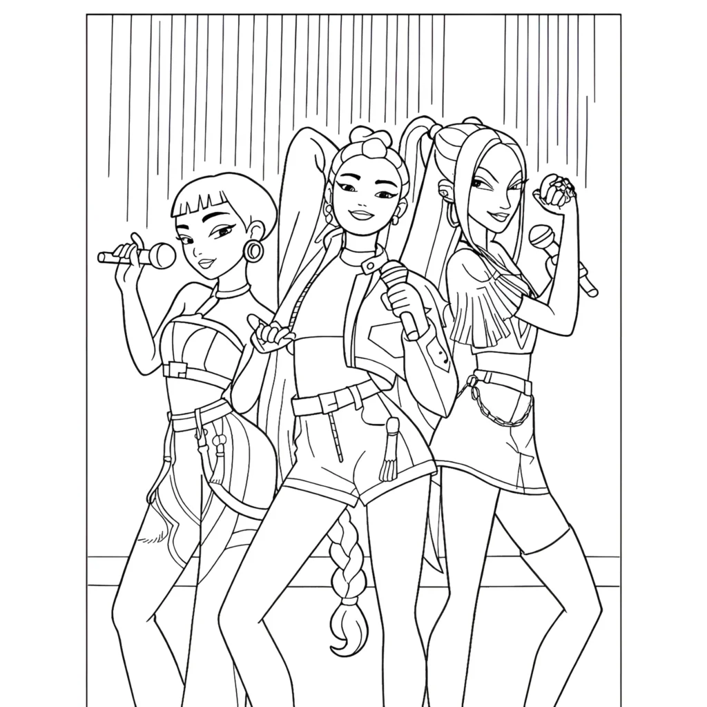 15 KPop Demon Hunters Para Colorear M sica Ritmo Y Batalla 15-kpop-demon-hunters-para-colorear-m-sica-ritmo-y-batalla