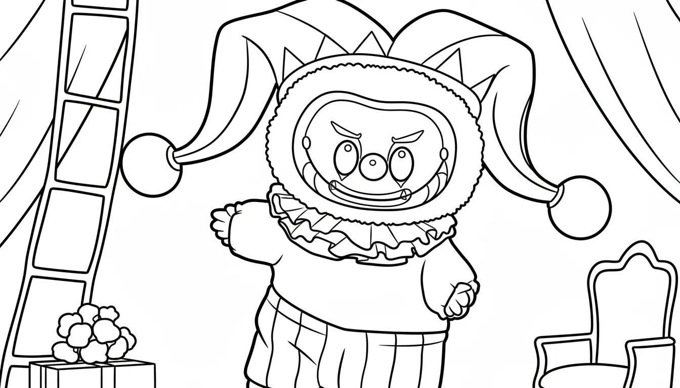 Dibujos para colorear de Labubu para imprimir en PDF