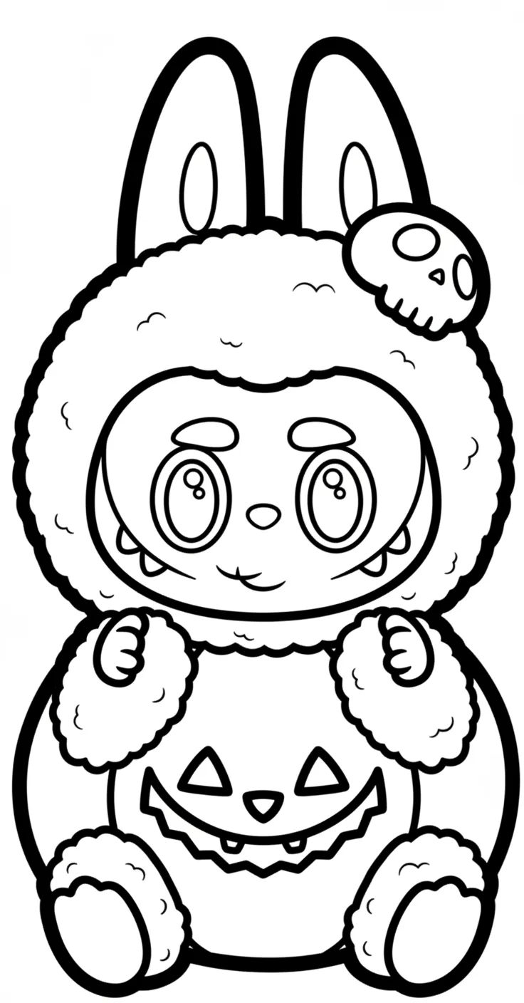Dibujo de Labubu en línea