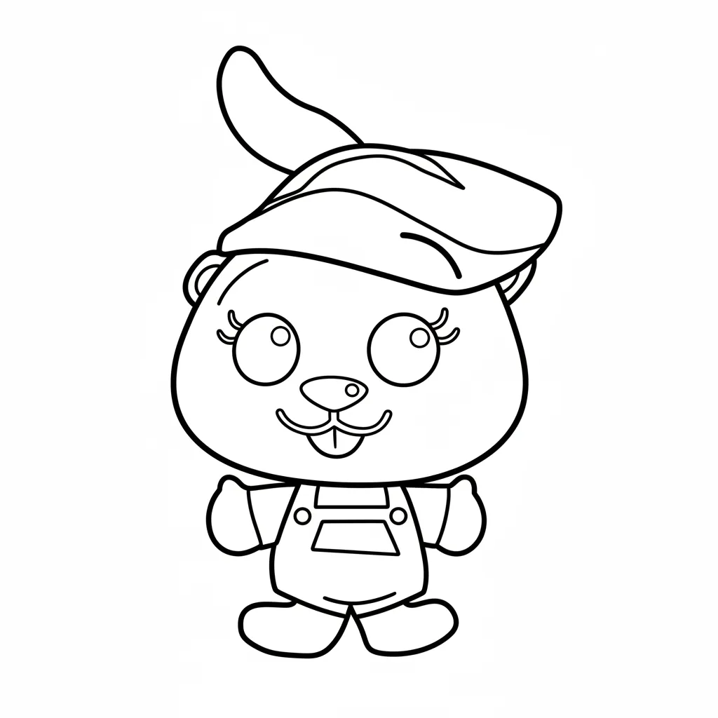 Plim Plim para colorear de para niños