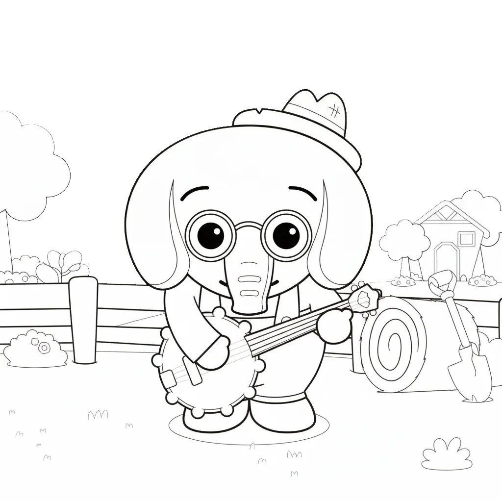 Plim Plim para colorear para imprimir para niño de 8 años