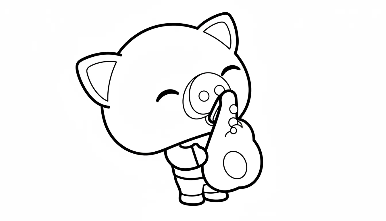 Plim Plim para colorear para imprimir gratis