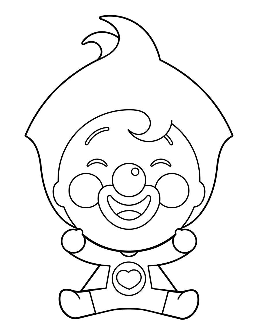 Plim Plim para colorear para niños para imprimir