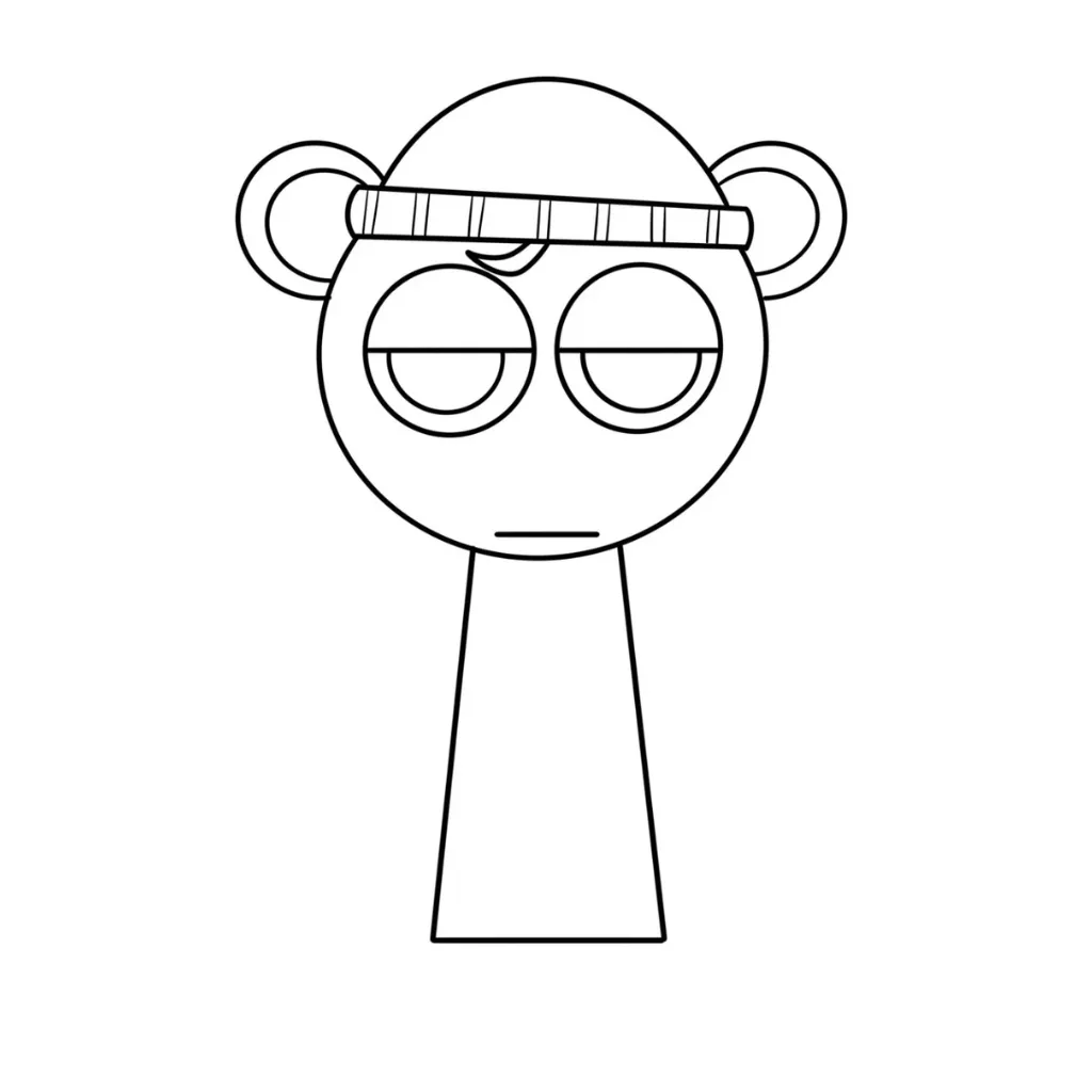 Sprunki1 para colorear gratis en línea