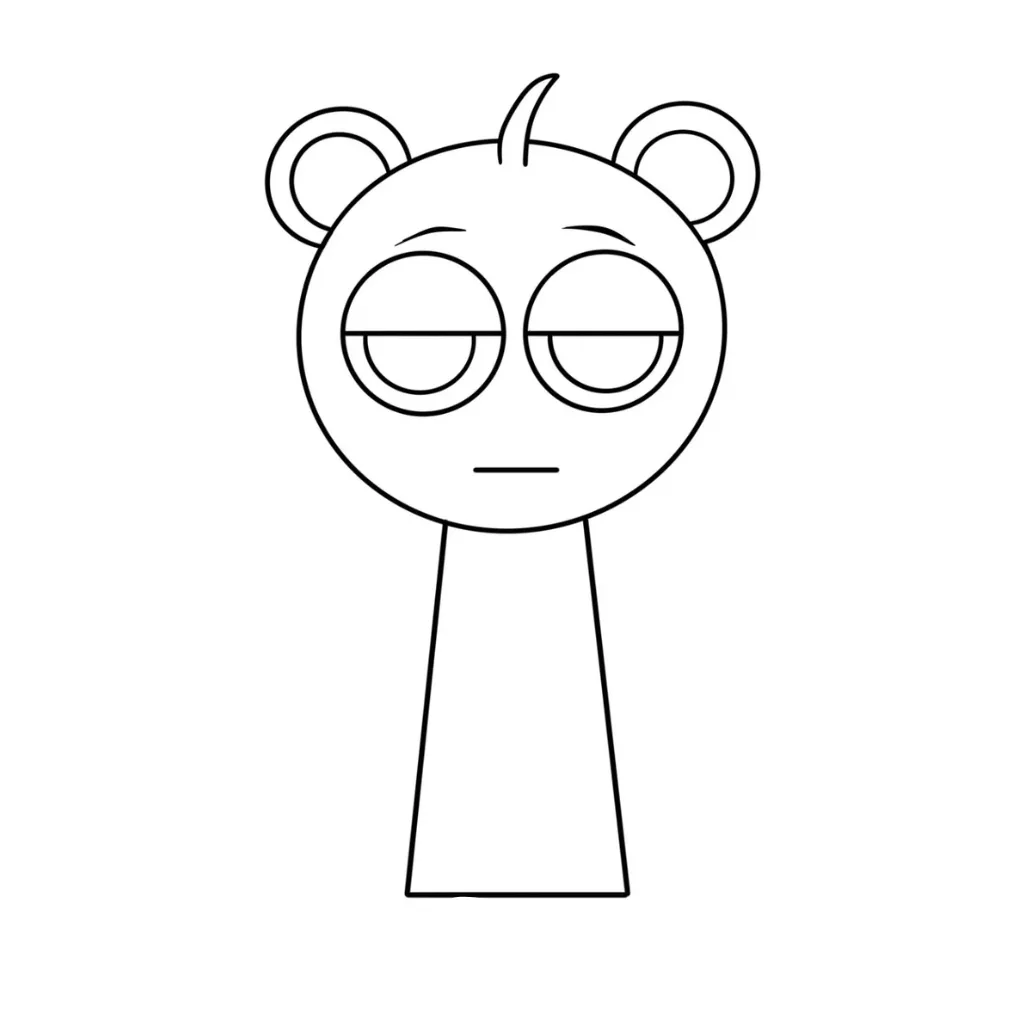 Sprunki4 para colorear para imprimir a4