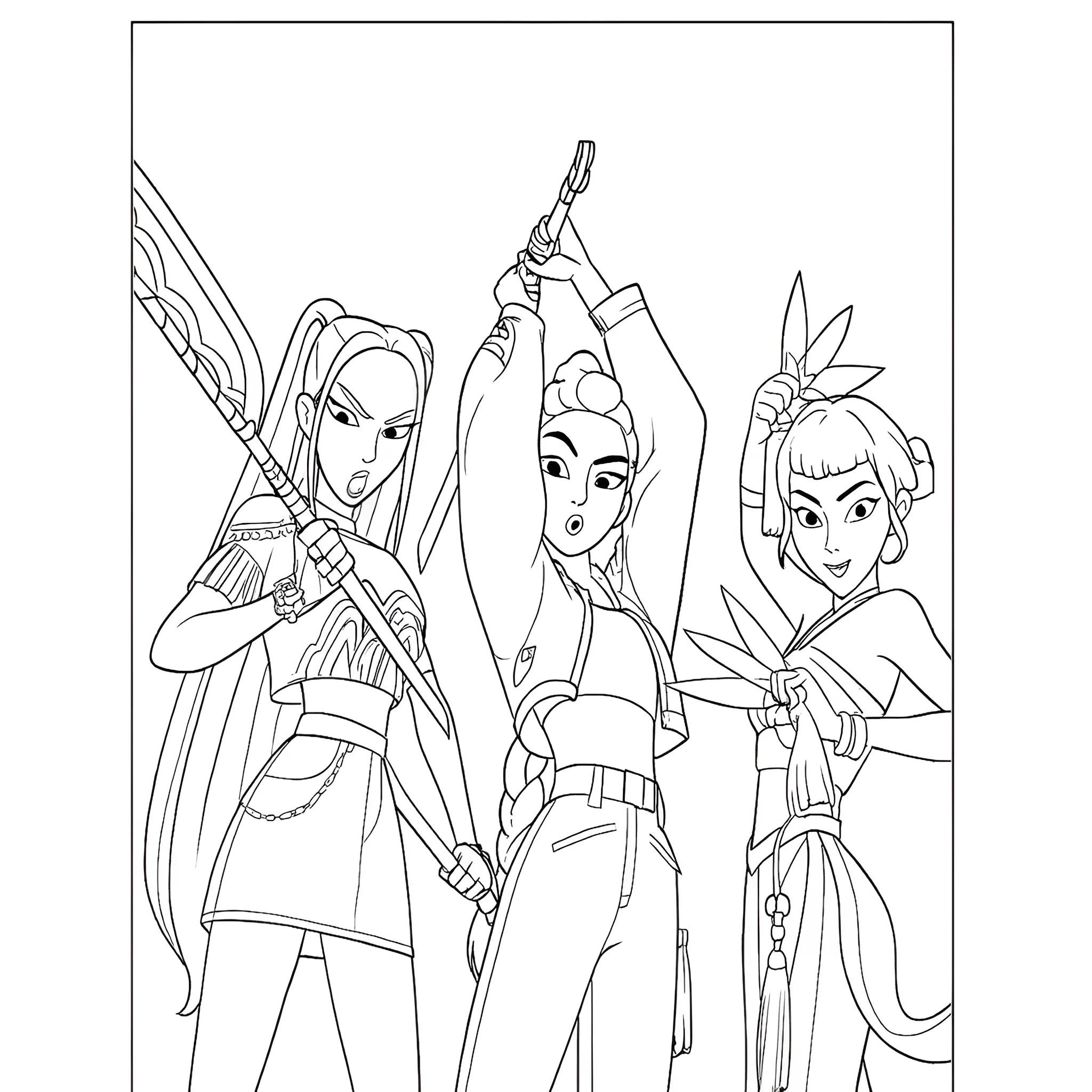 para imprimir KPop Demon Hunters12 para colorear gratis