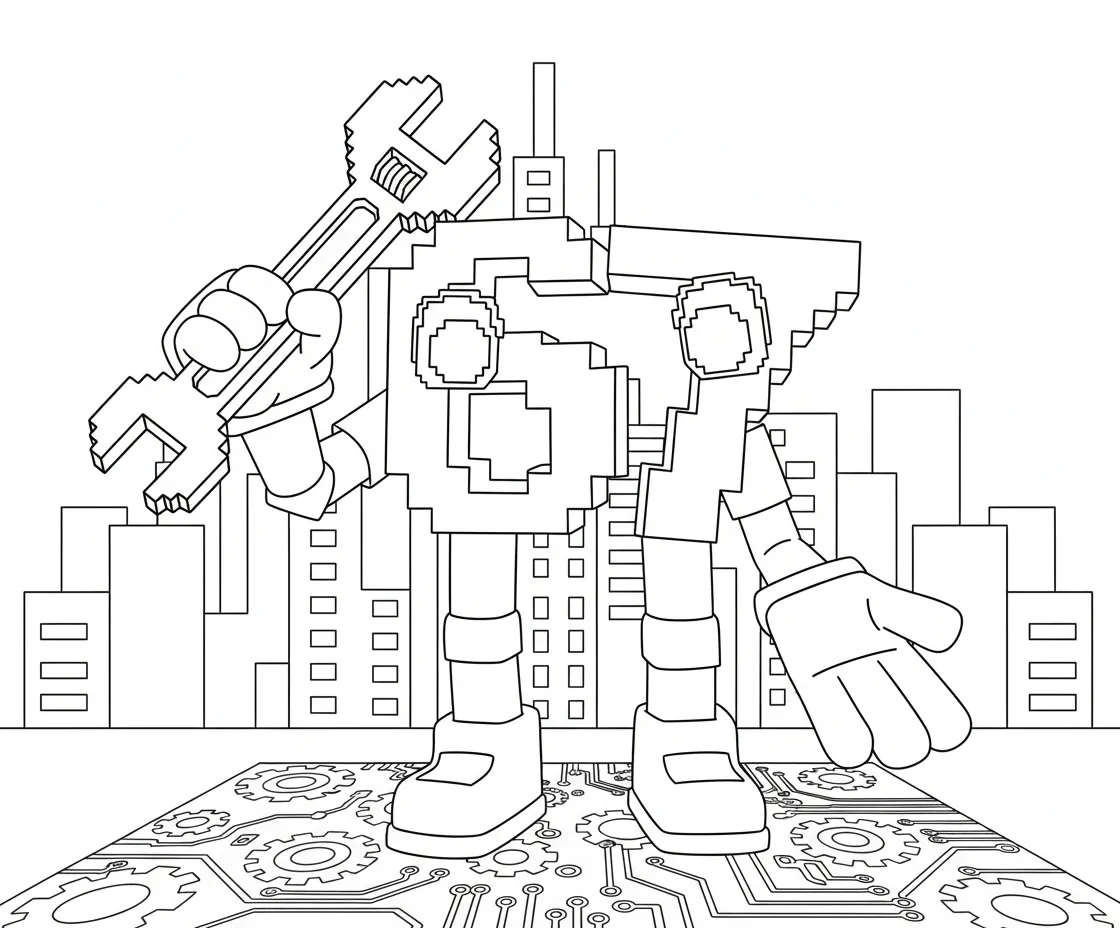 67 Brainrot para colorear para imprimir gratis