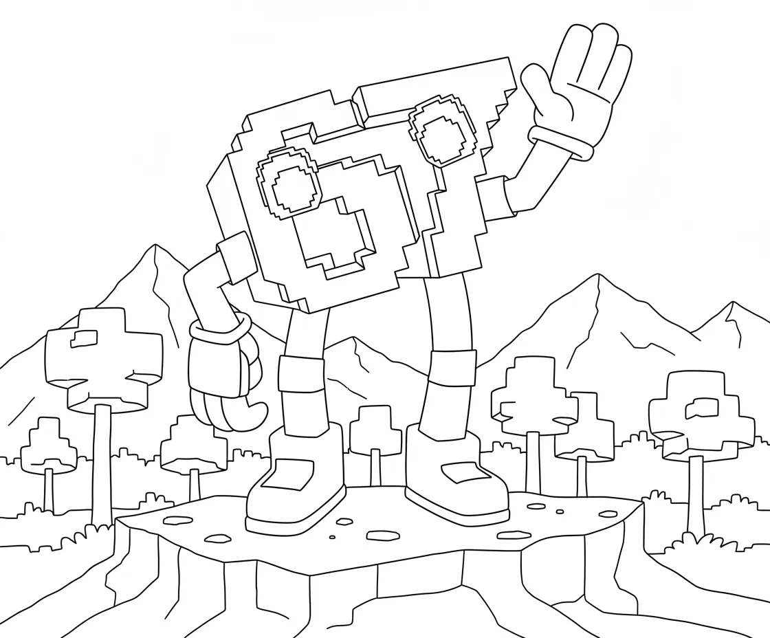 imprimir 67 Brainrot para colorear gratis