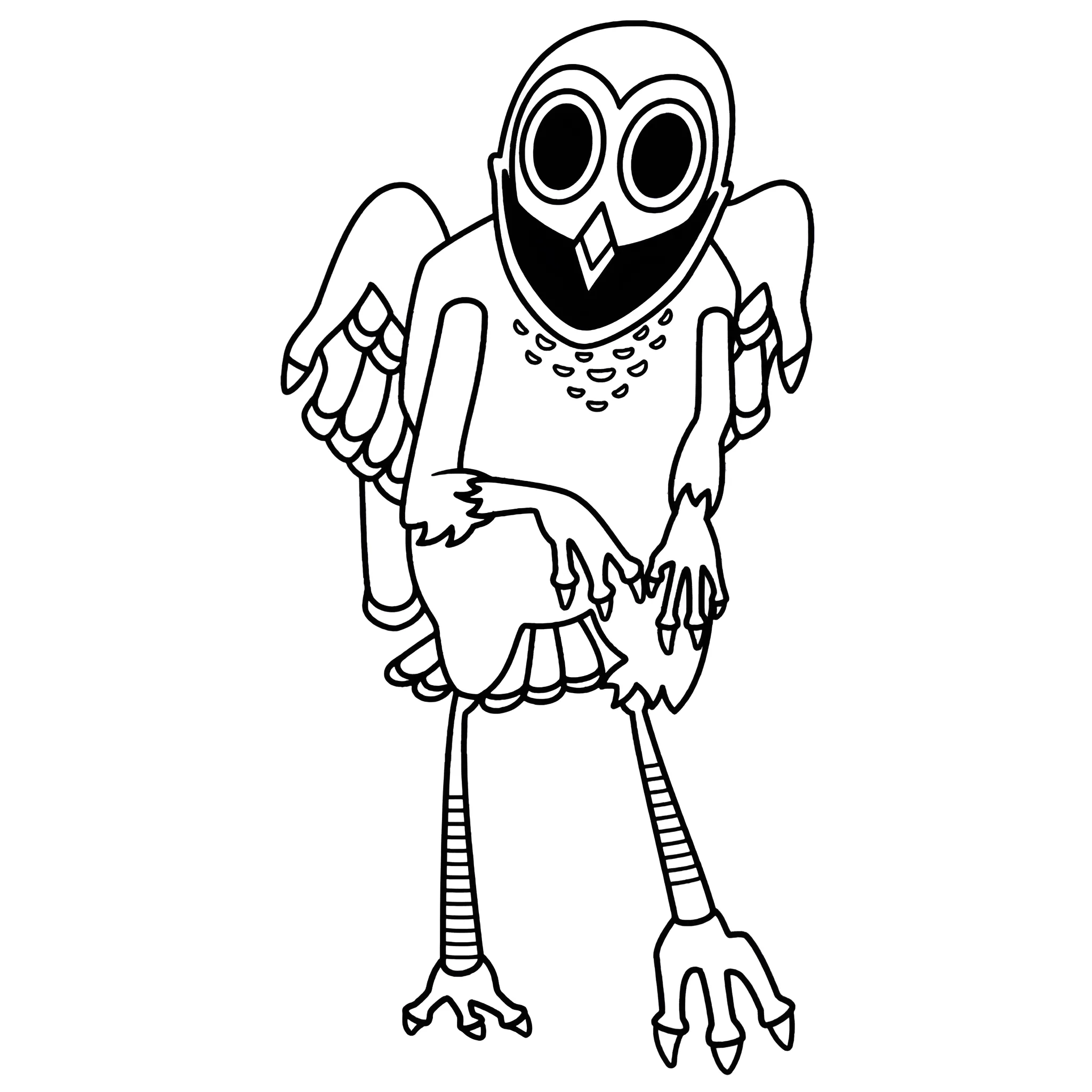 99 Noches en el Bosque10 para colorear para niño de 5 años