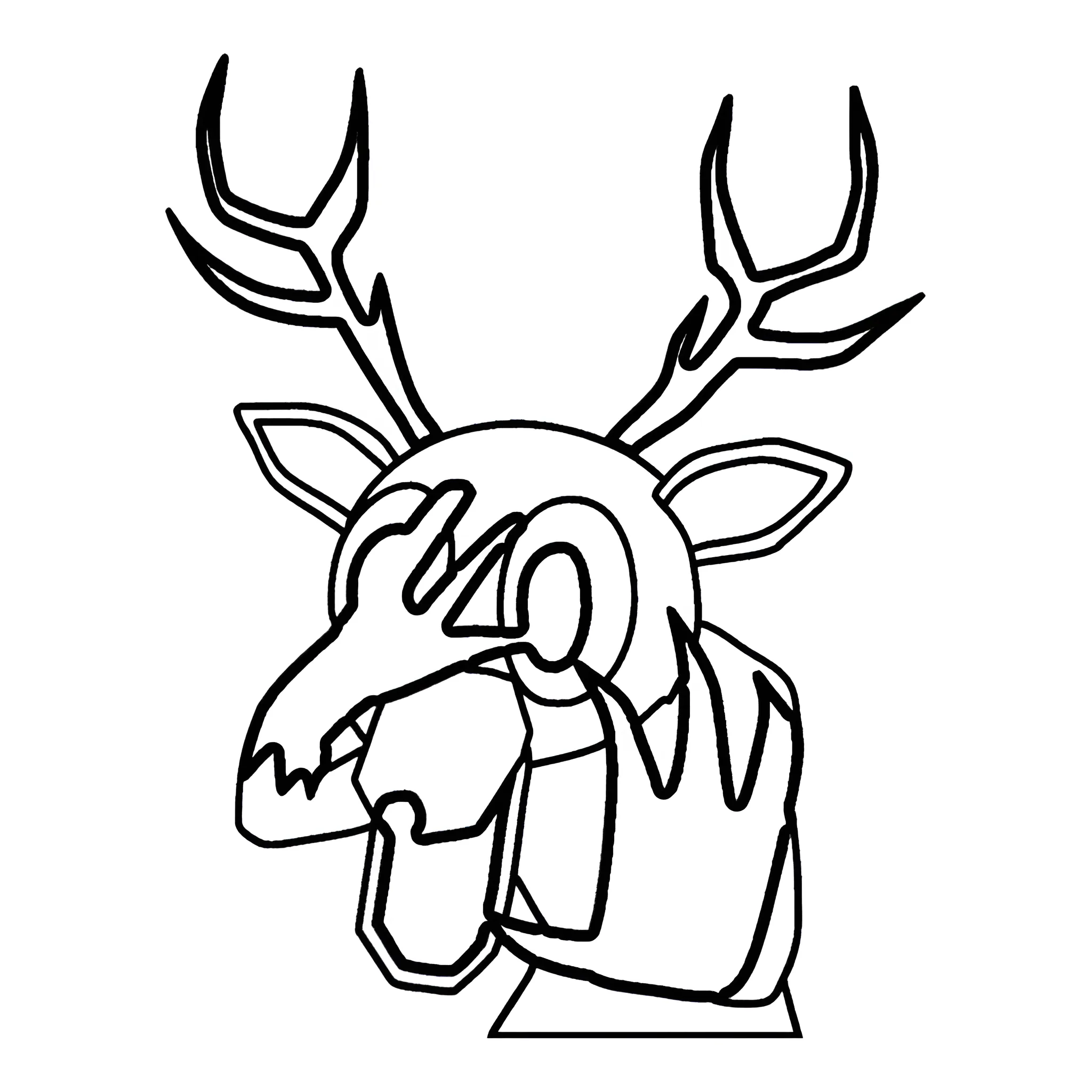 99 Noches en el Bosque13 para colorear y recortar