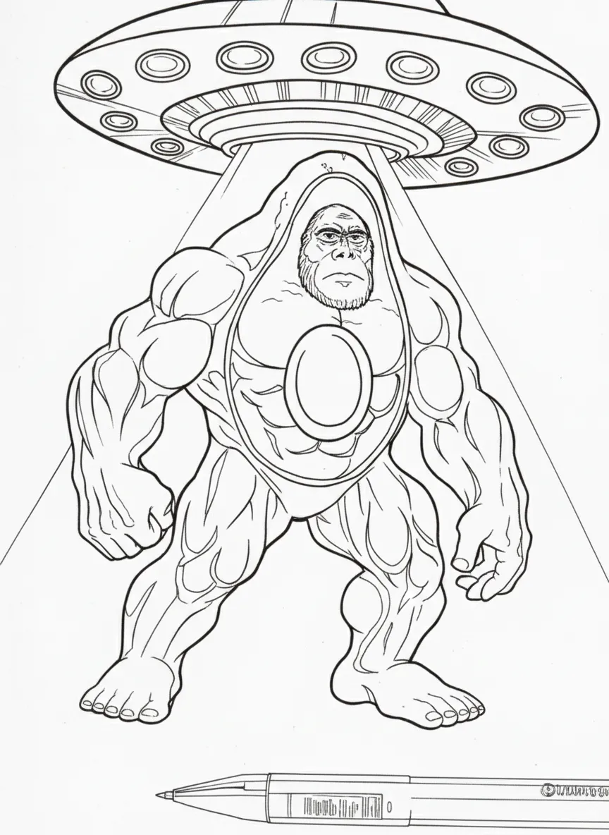 Abonono Schimpaziono para colorear y dibujos