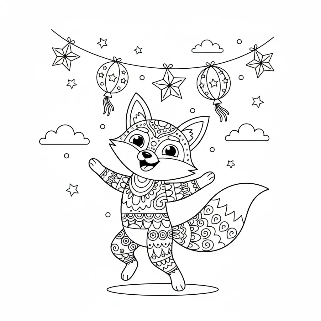 Alebrijes 6 para colorear para niño de 2 años