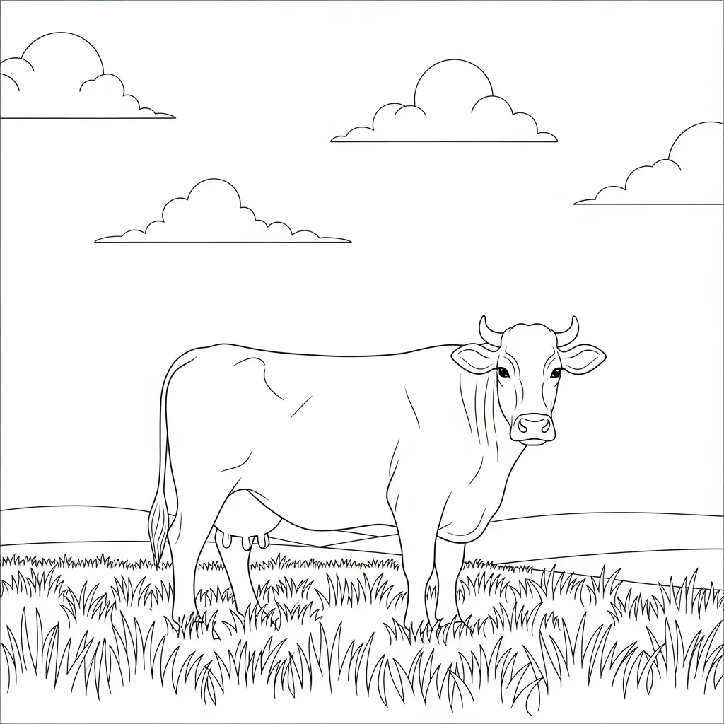 Animales De La Granja para colorear para niño de 5 años