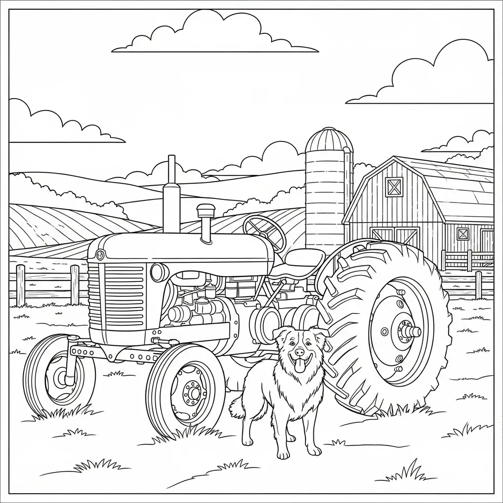 Animales De La Granja para dibujar en línea 1