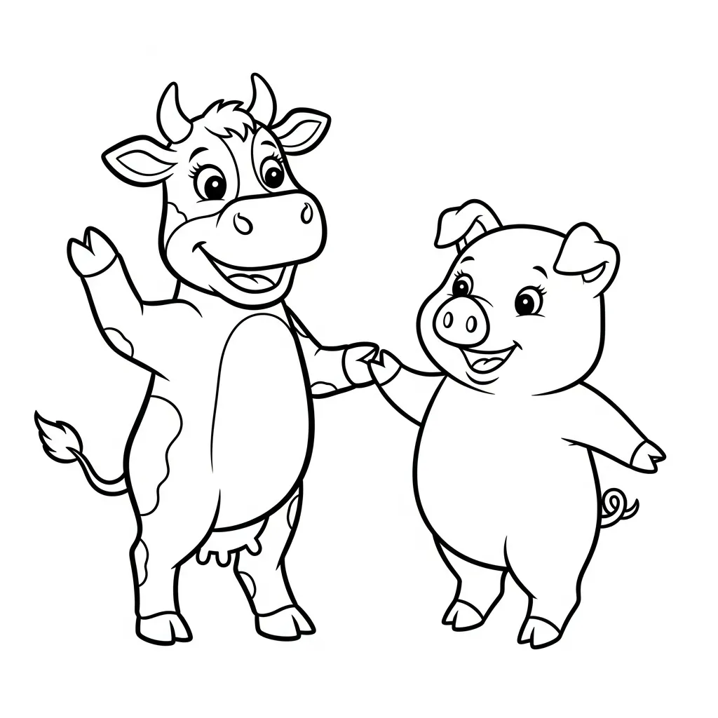 Animales De La Granja para colorear para imprimir para niño de 8 años