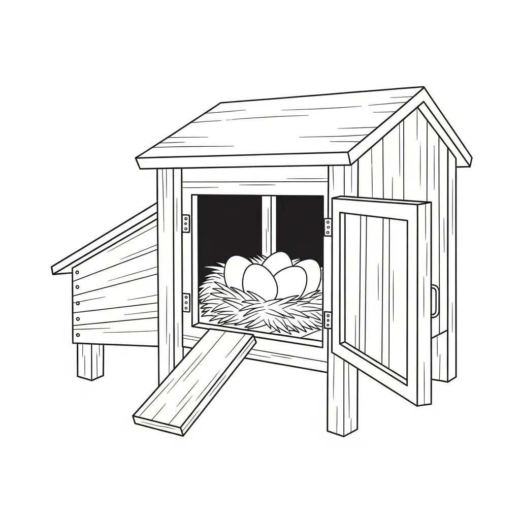 Animales De La Granja para colorear para niño de 5 años 1