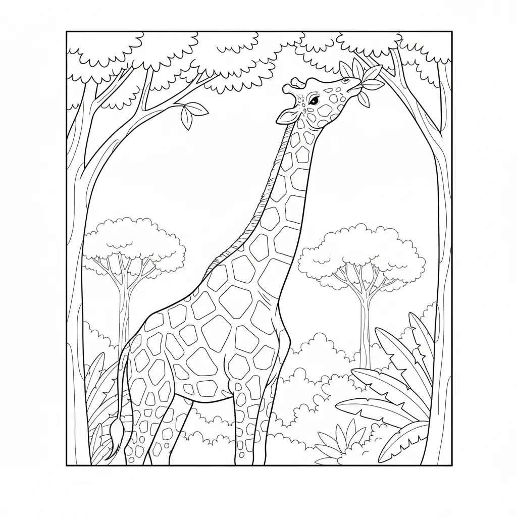 Animales De La Selva para colorear para primaria