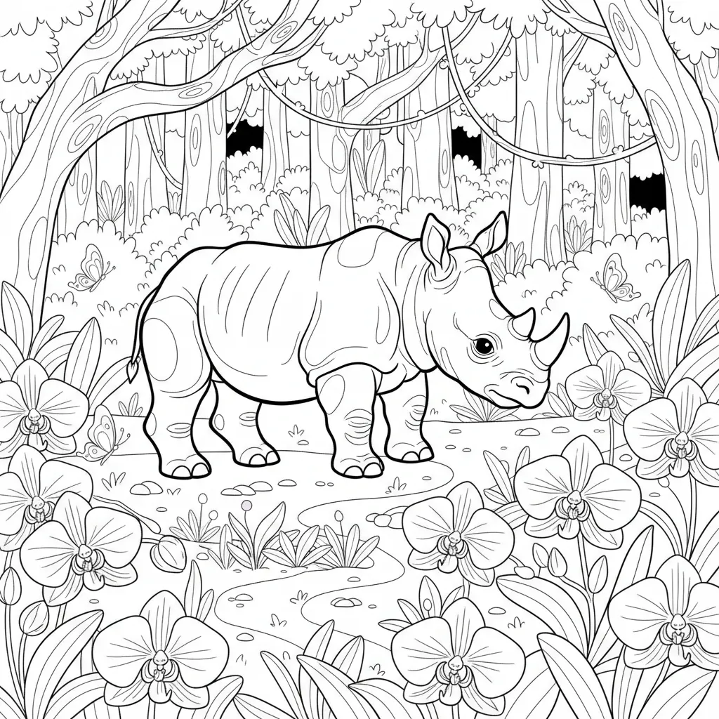 Animales De La Selva para dibujar en línea