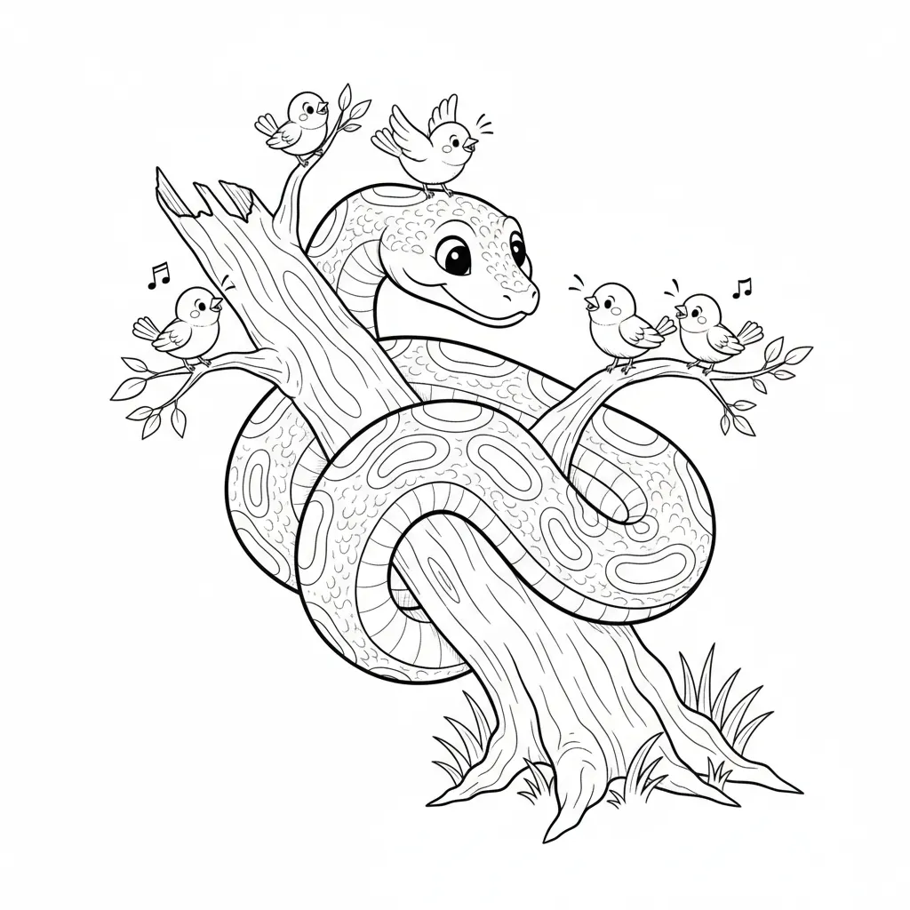 imprimir Animales De La Selva para colorear gratis 1