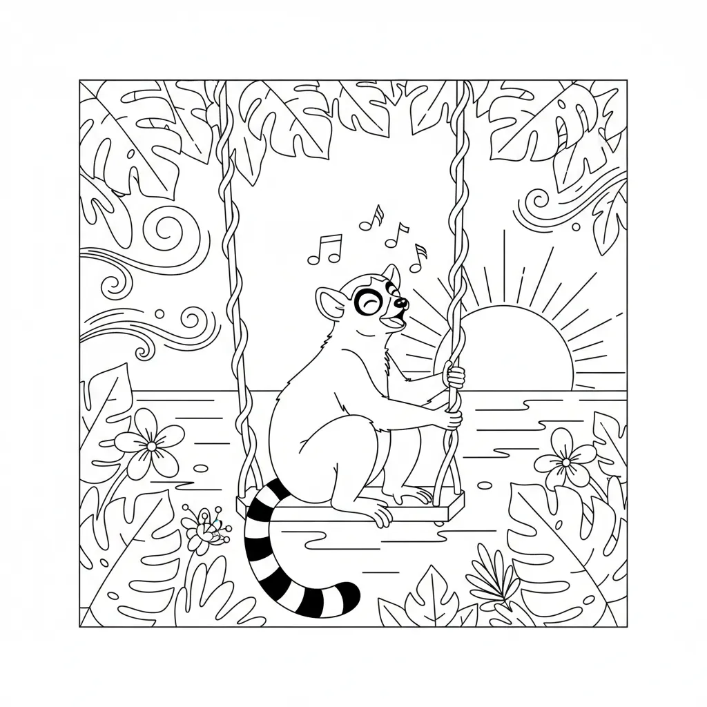 Animales De La Selva para colorear gratis