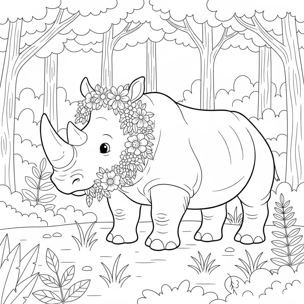 Animales De La Selva para colorear para imprimir para niño de 8 años