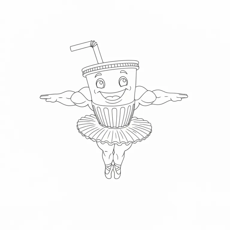 Ballerino Lololo para colorear para niño de 7 años