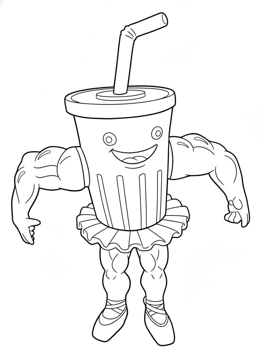 Ballerino Lololo para colorear en línea gratis