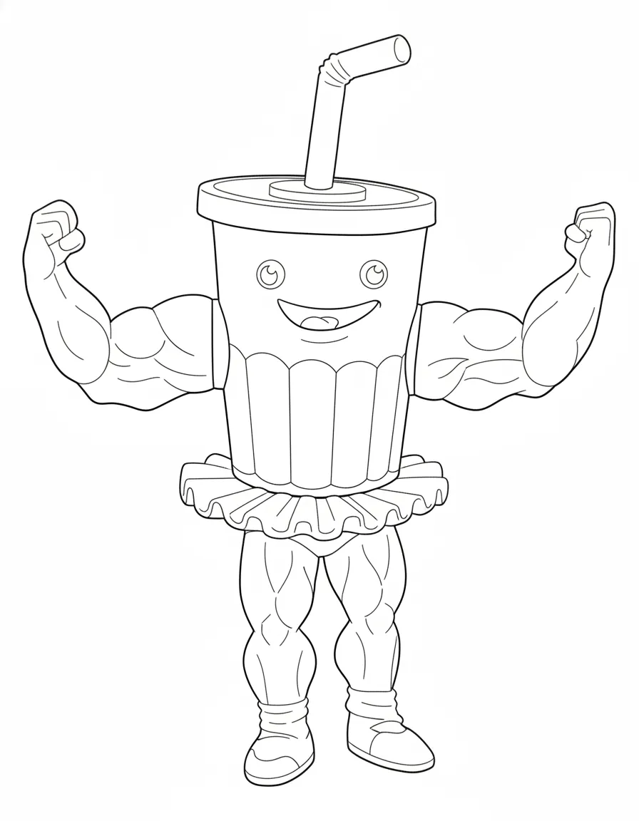 Ballerino Lololo para colorear para imprimir a4