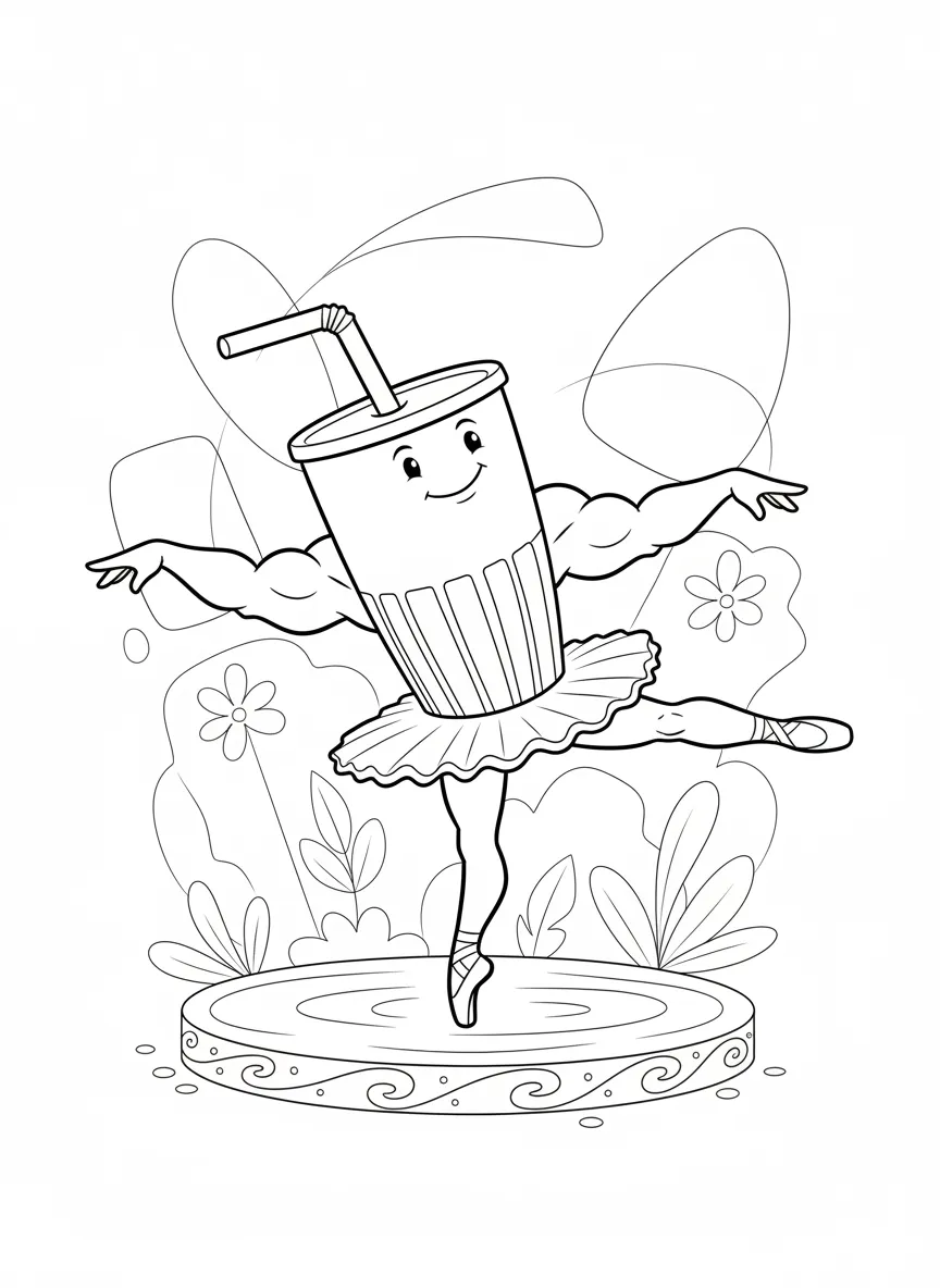 imprimir Ballerino Lololo para colorear