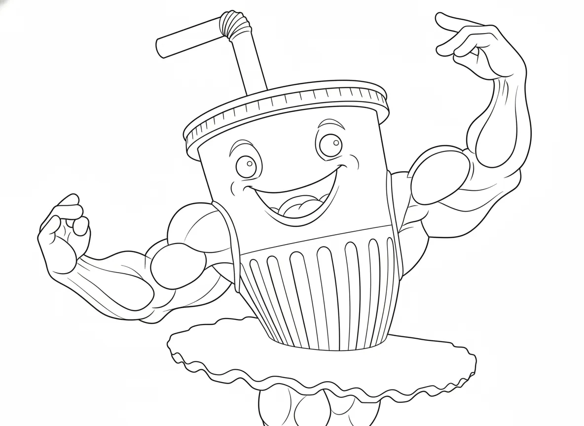 Ballerino Lololo para colorear en línea 1