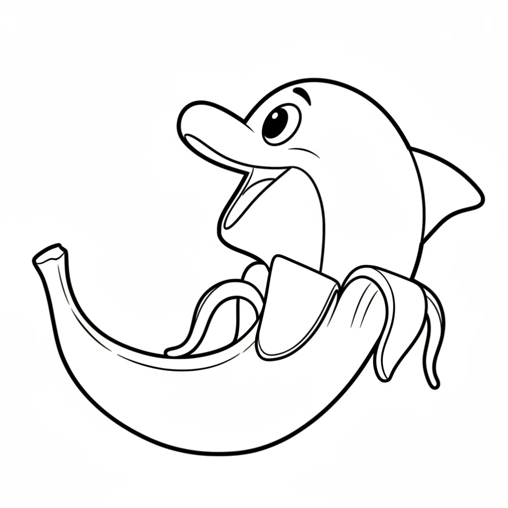 Bananita Dolfinita 10 para colorear en línea