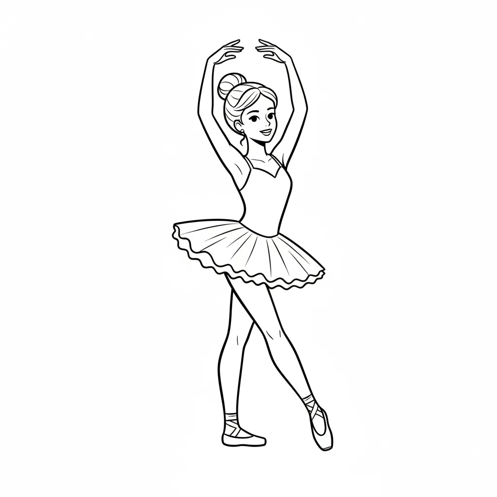 Barbie para colorear para imprimir pdf gratis