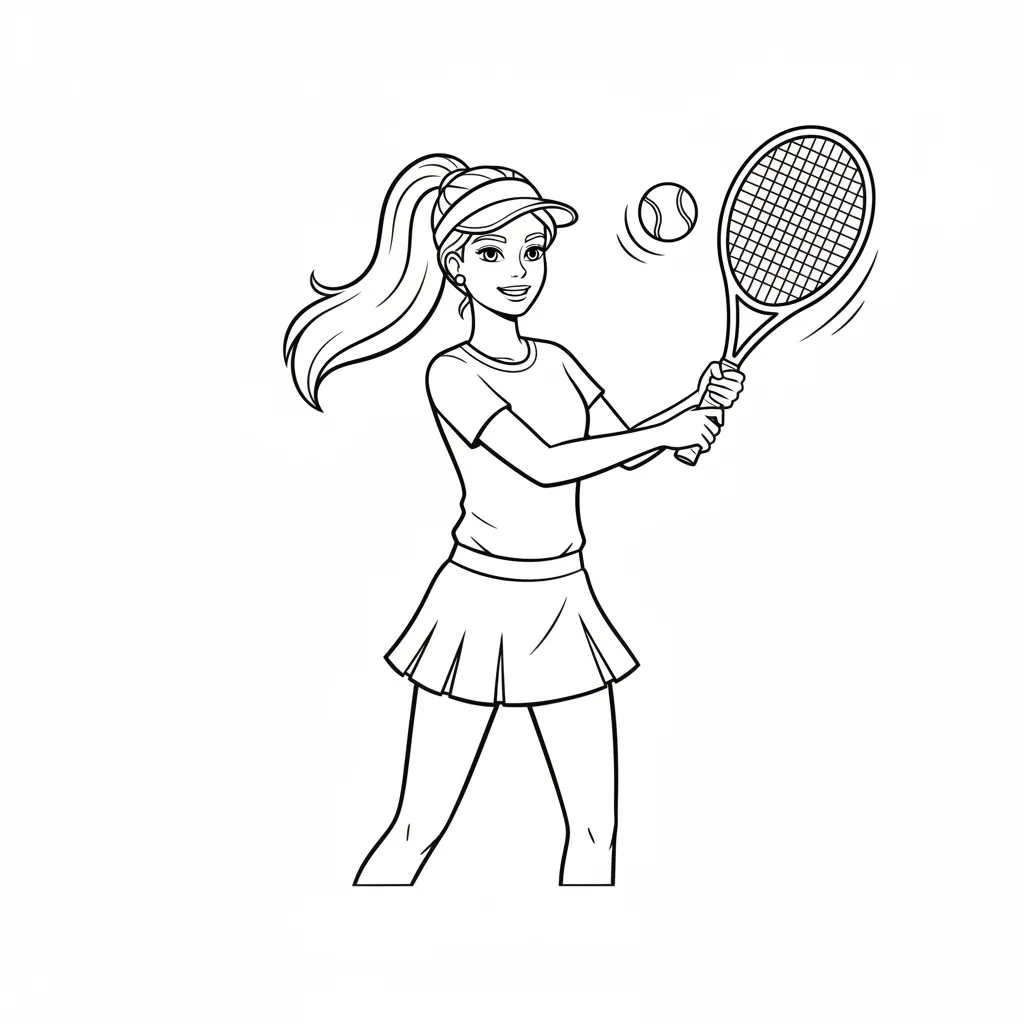 Barbie para colorear para imprimir para niño de 3 años