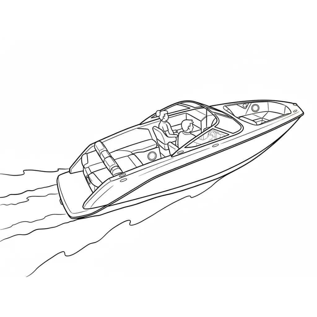 imprimir Barcos14 para colorear para niño