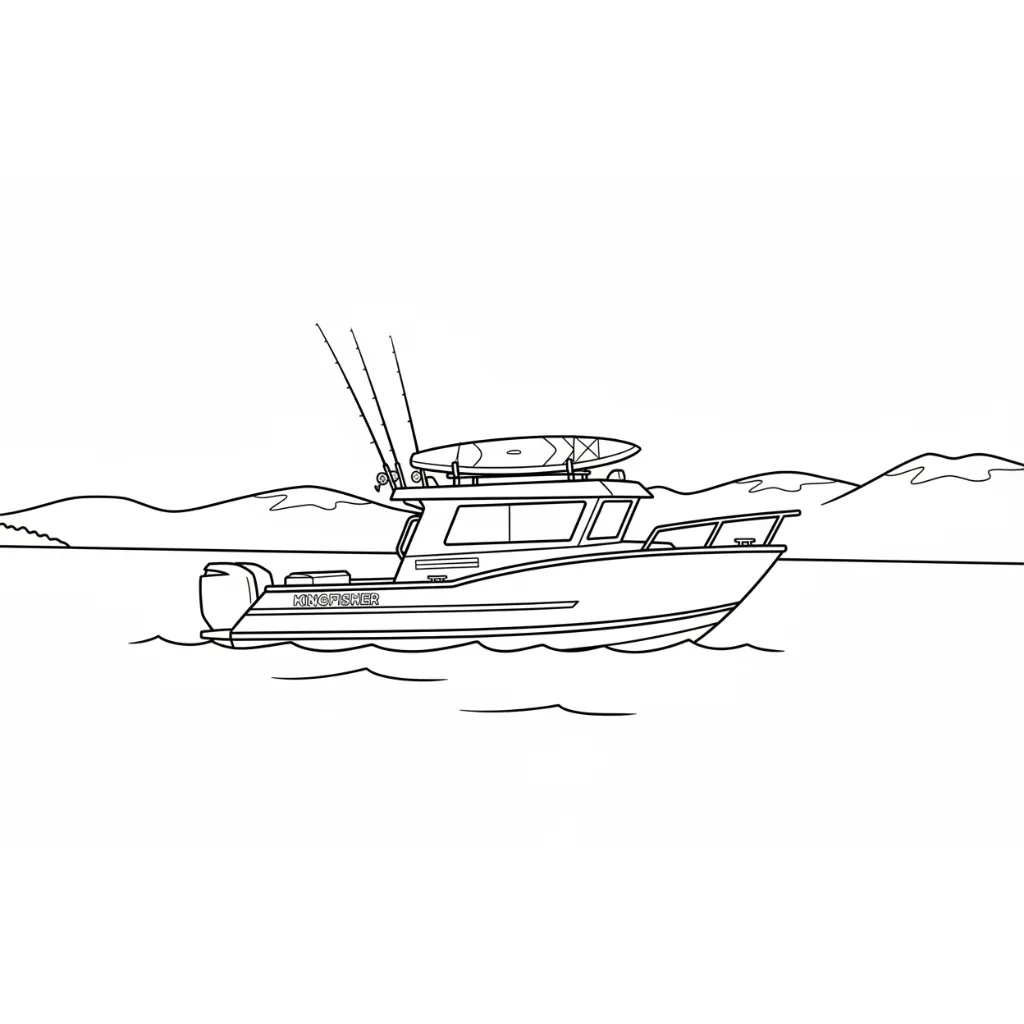 Barcos6 para colorear para imprimir