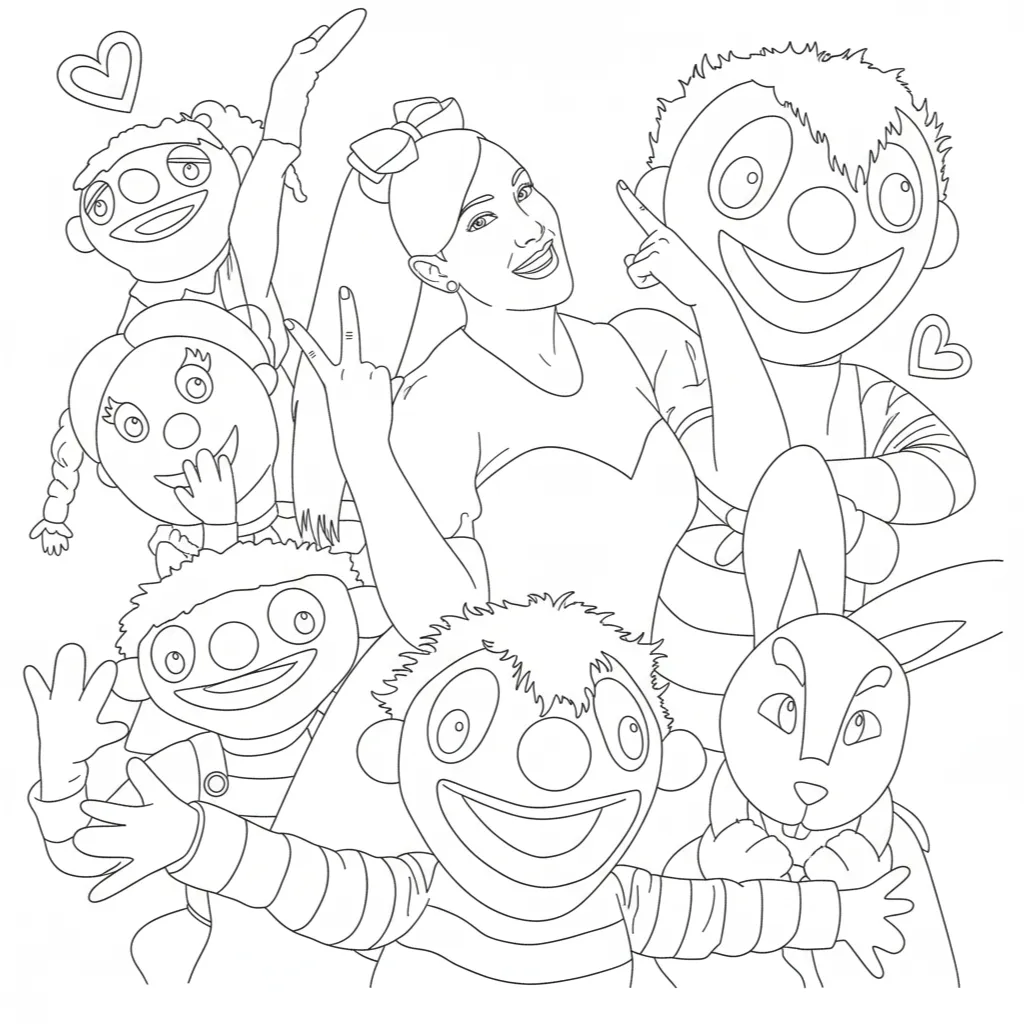 Bely Y Beto 10 para colorear para imprimir para niño de 3 años