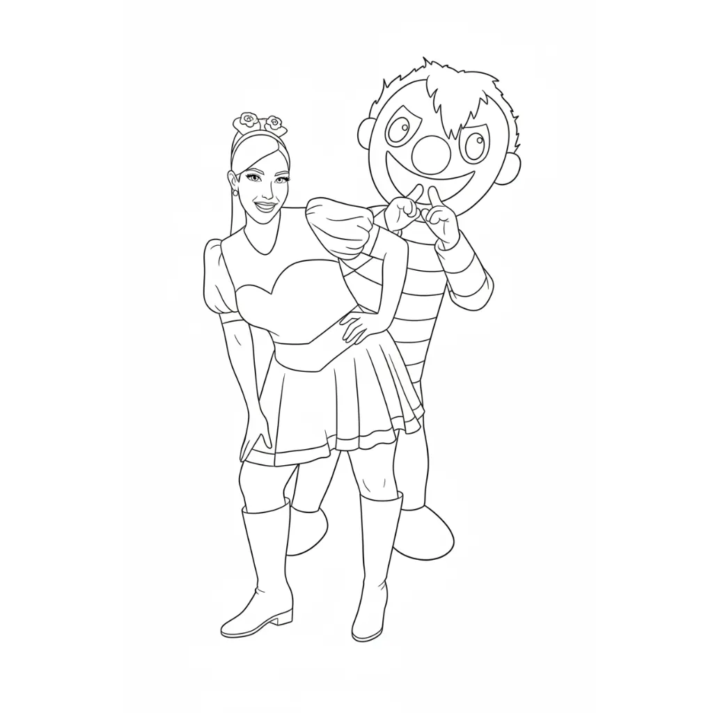 Bely Y Beto 11 para colorear para niño de 7 años