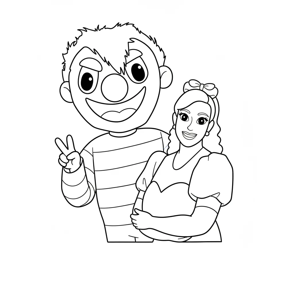 imprimir Bely Y Beto 12 para colorear para niño