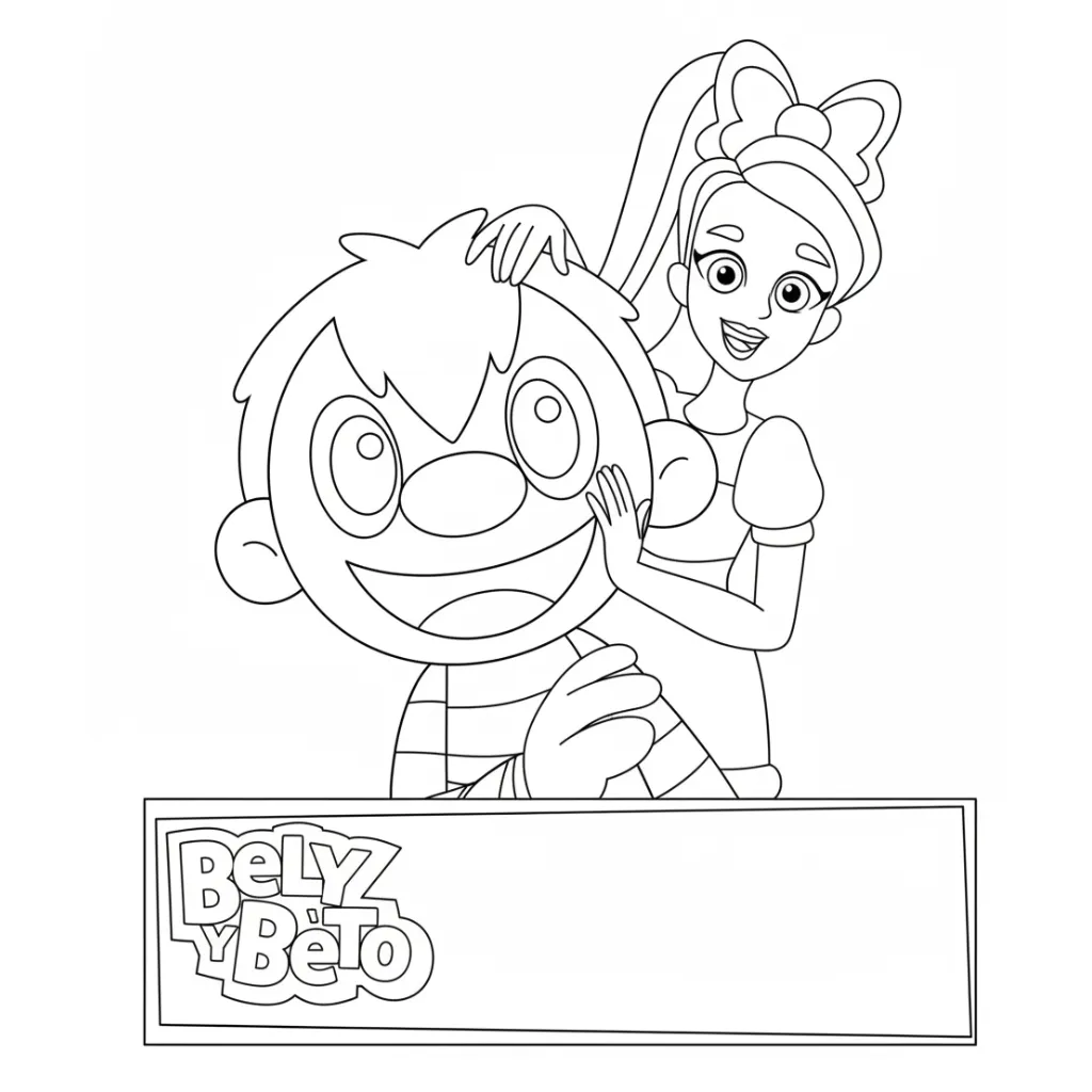 Bely Y Beto 3 para colorear para imprimir pdf gratis