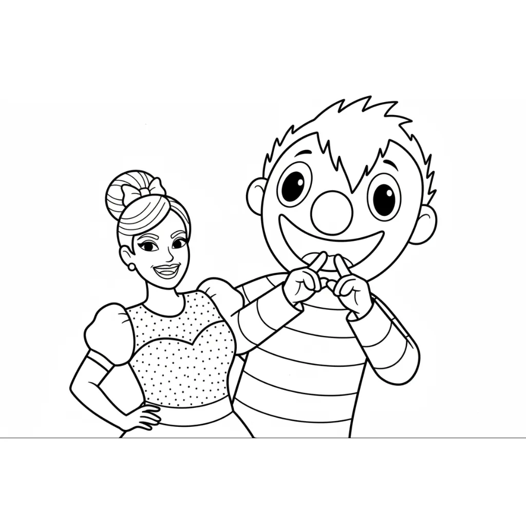 Bely Y Beto 8 para colorear para niño para imprimir gratis