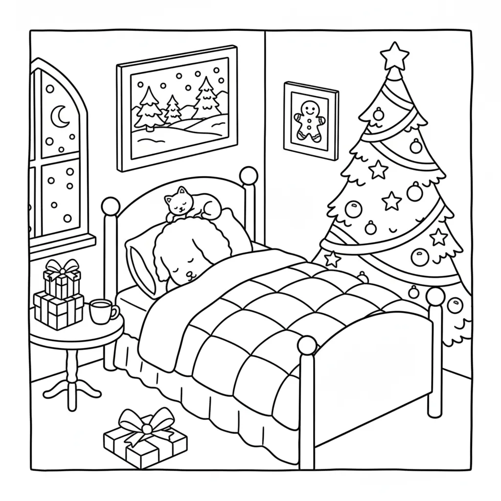 Bobbie Goods De Navidad para colorear para niño gratis